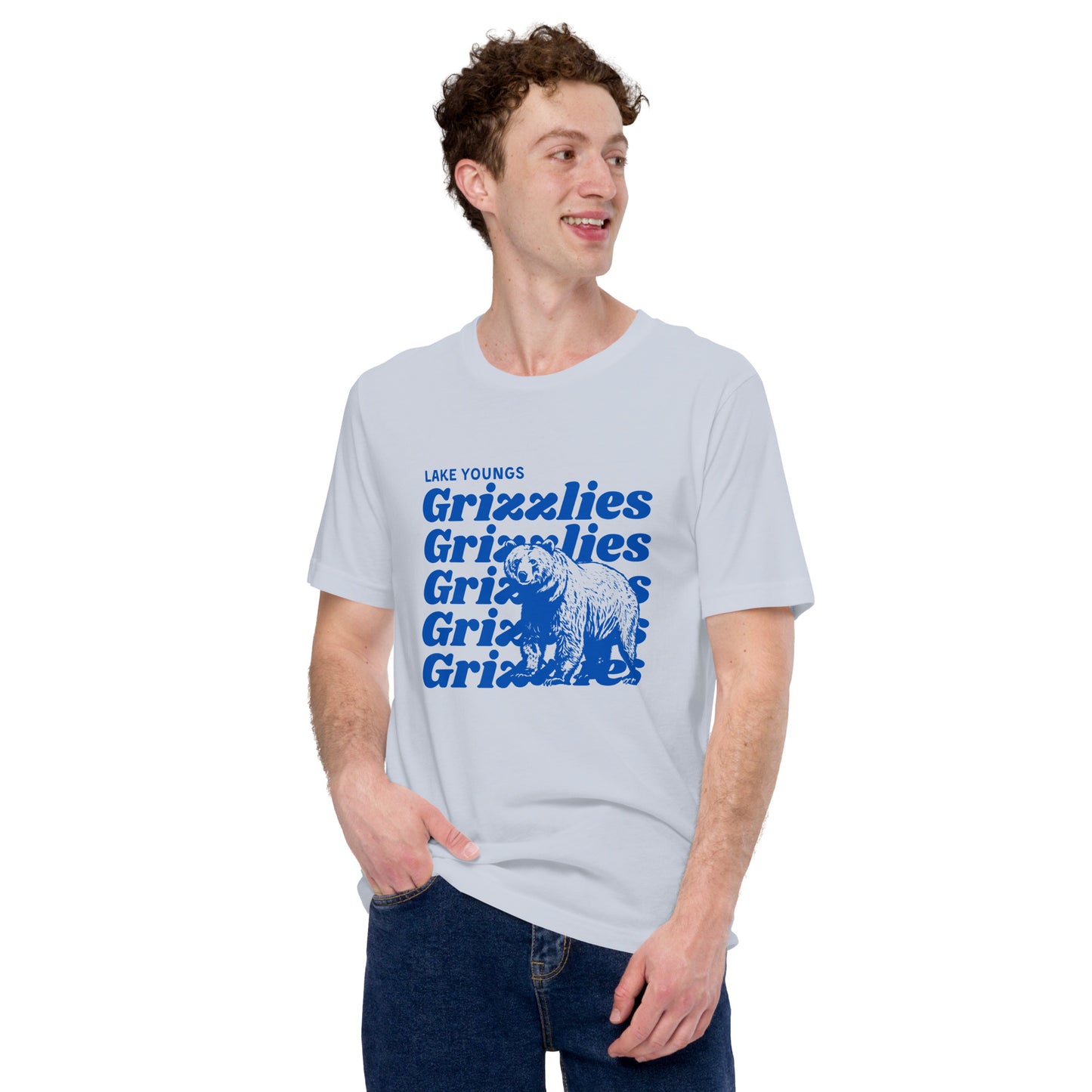 Royal Blue “Grizzlies” Adult Short Sleeve Unisex t-shirt