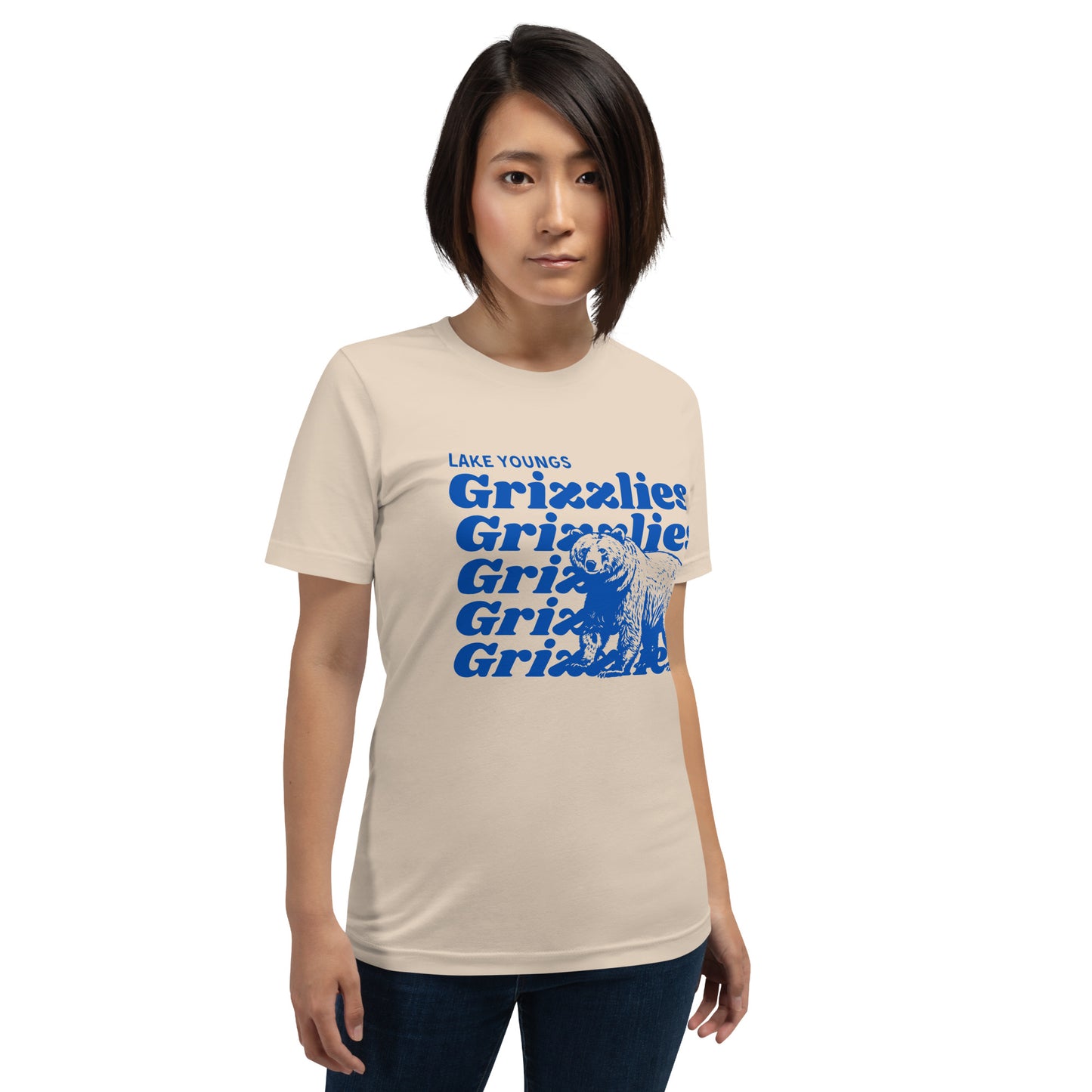 Royal Blue “Grizzlies” Adult Short Sleeve Unisex t-shirt