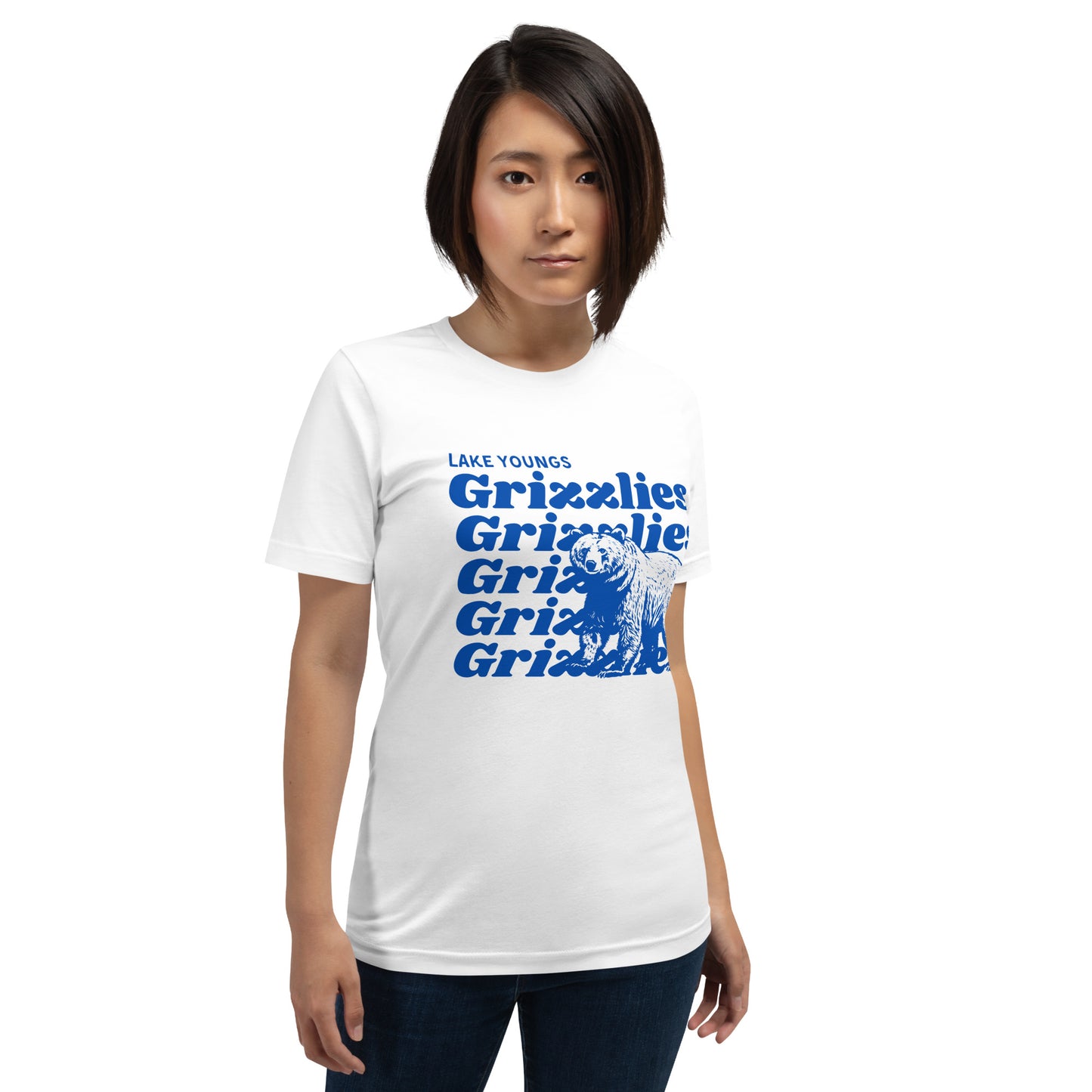 Royal Blue “Grizzlies” Adult Short Sleeve Unisex t-shirt