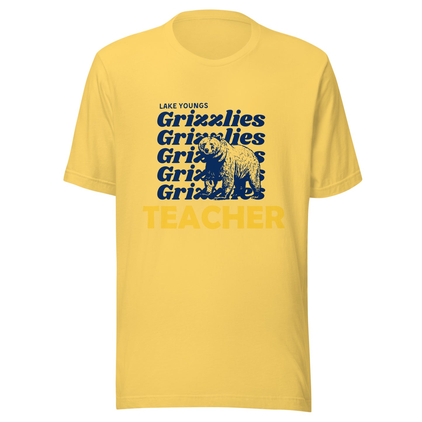 Teacher “Grizzlies” Adult Short Sleeve Unisex t-shirt