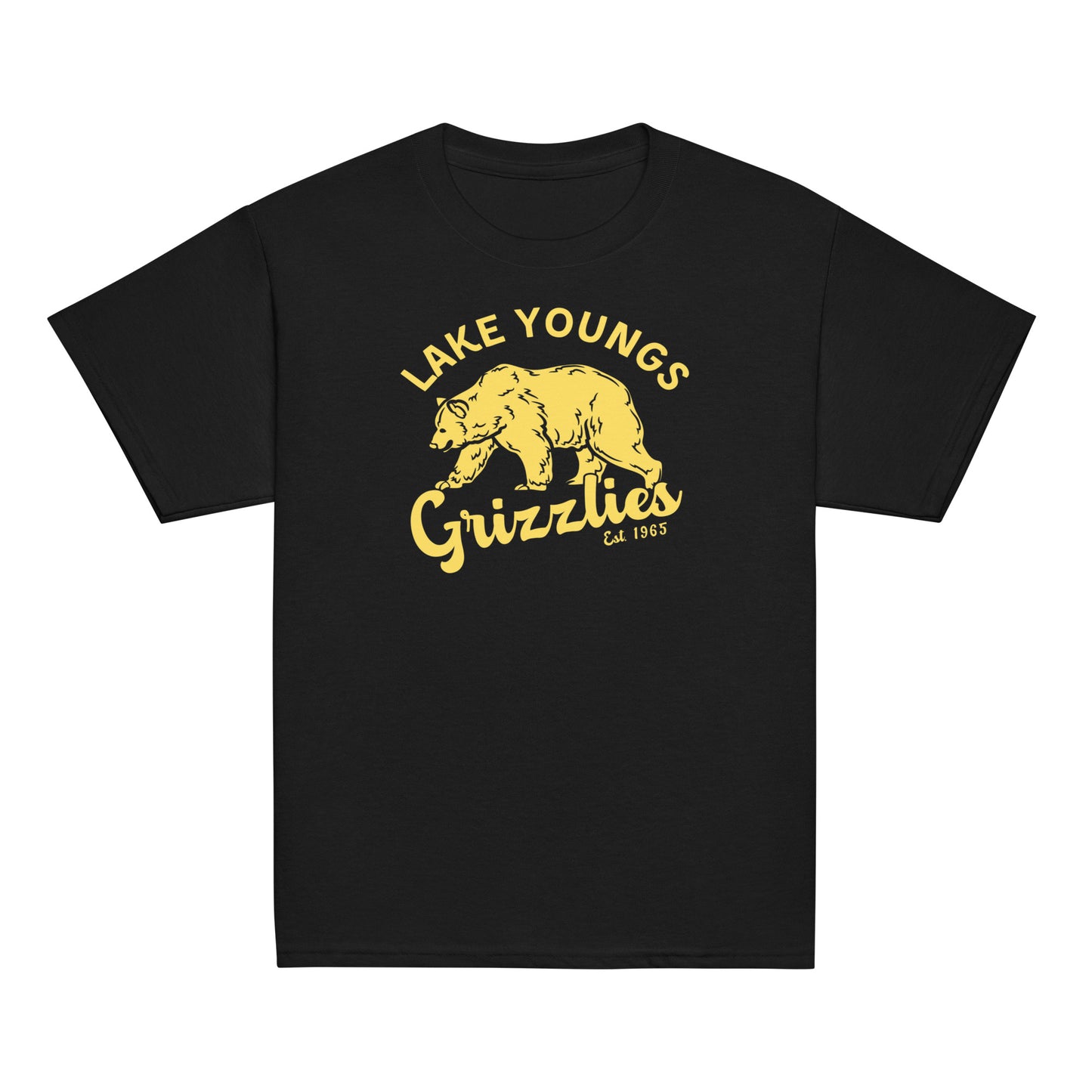 Yellow “Retro Lake Youngs” Youth classic tee