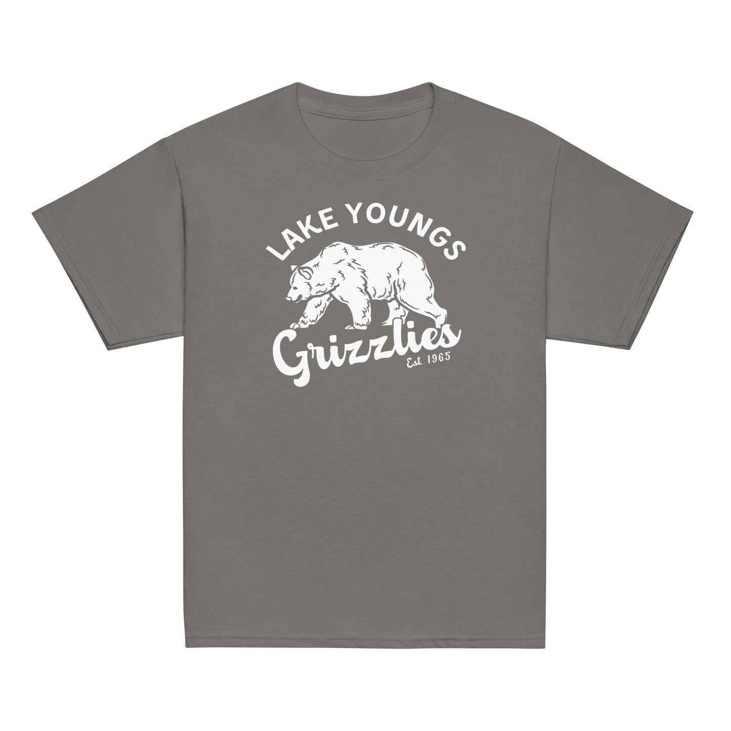 White “Retro Lake Youngs” Youth classic tee