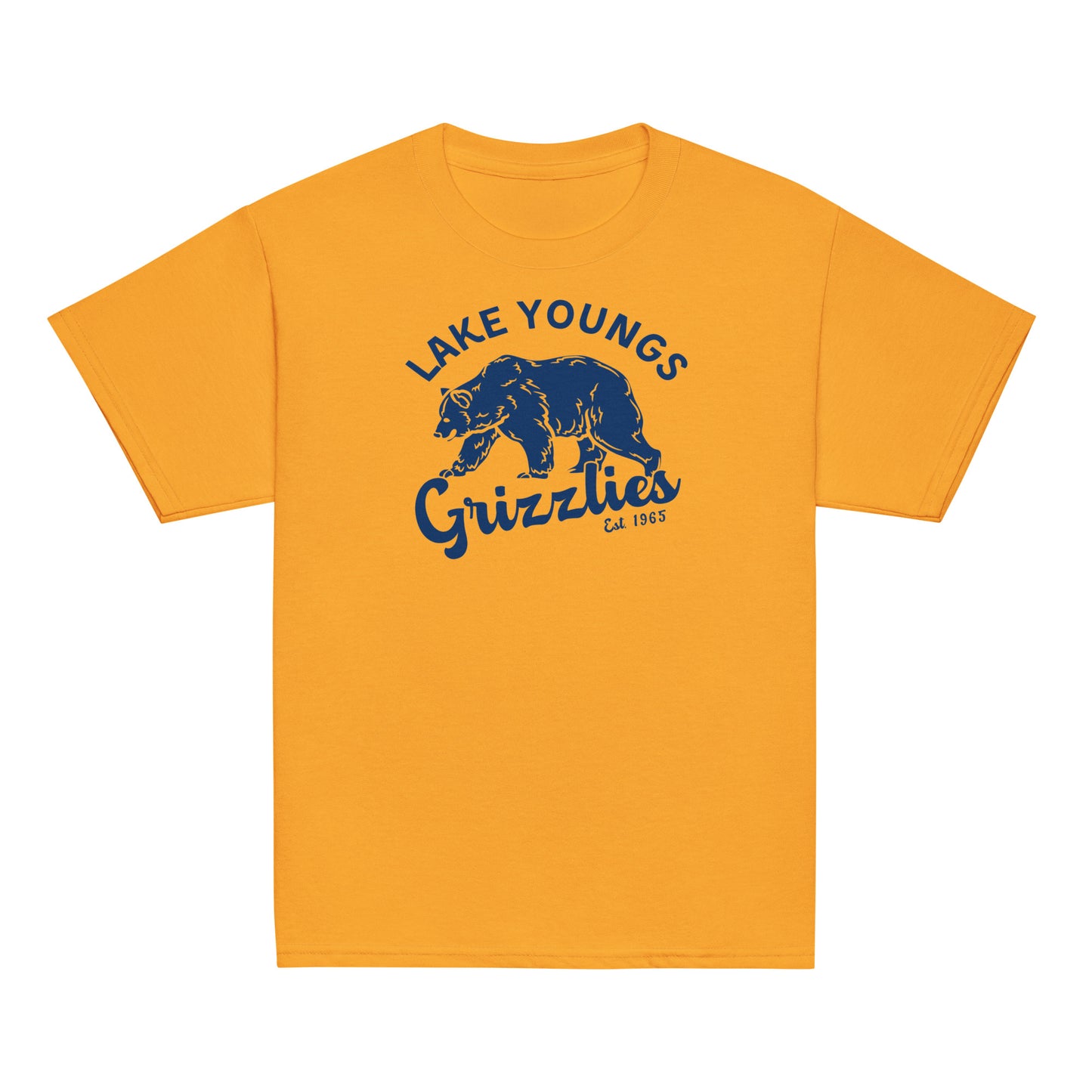 Navy Blue "Retro Lake Youngs" Youth classic tee