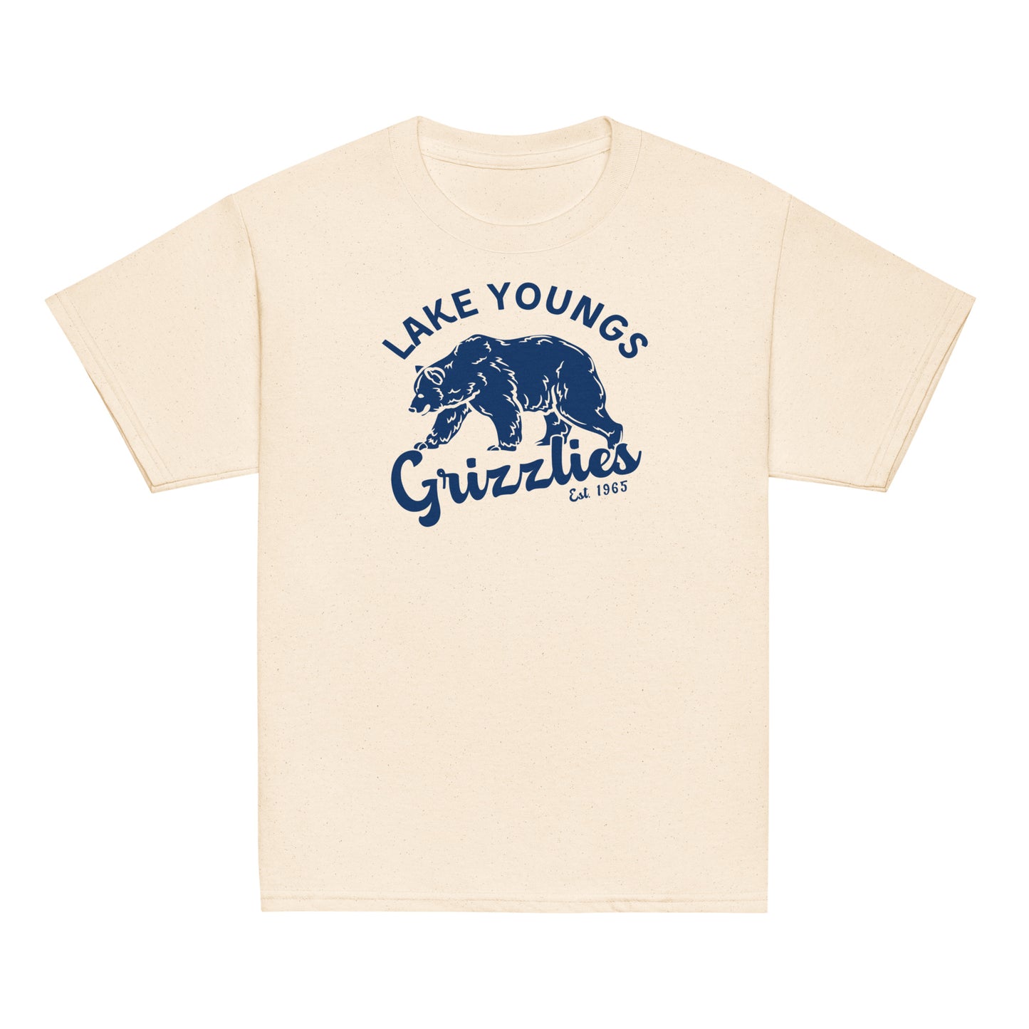 Navy Blue "Retro Lake Youngs" Youth classic tee