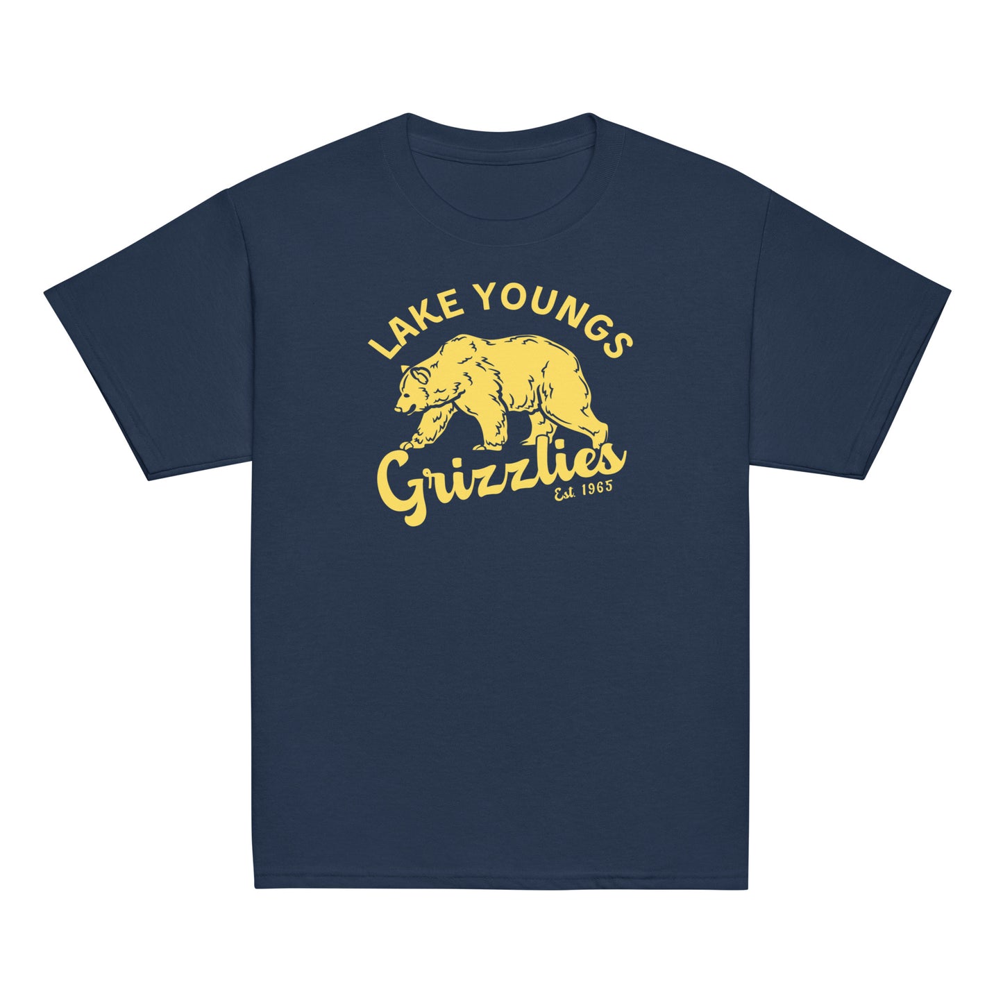 Yellow “Retro Lake Youngs” Youth classic tee