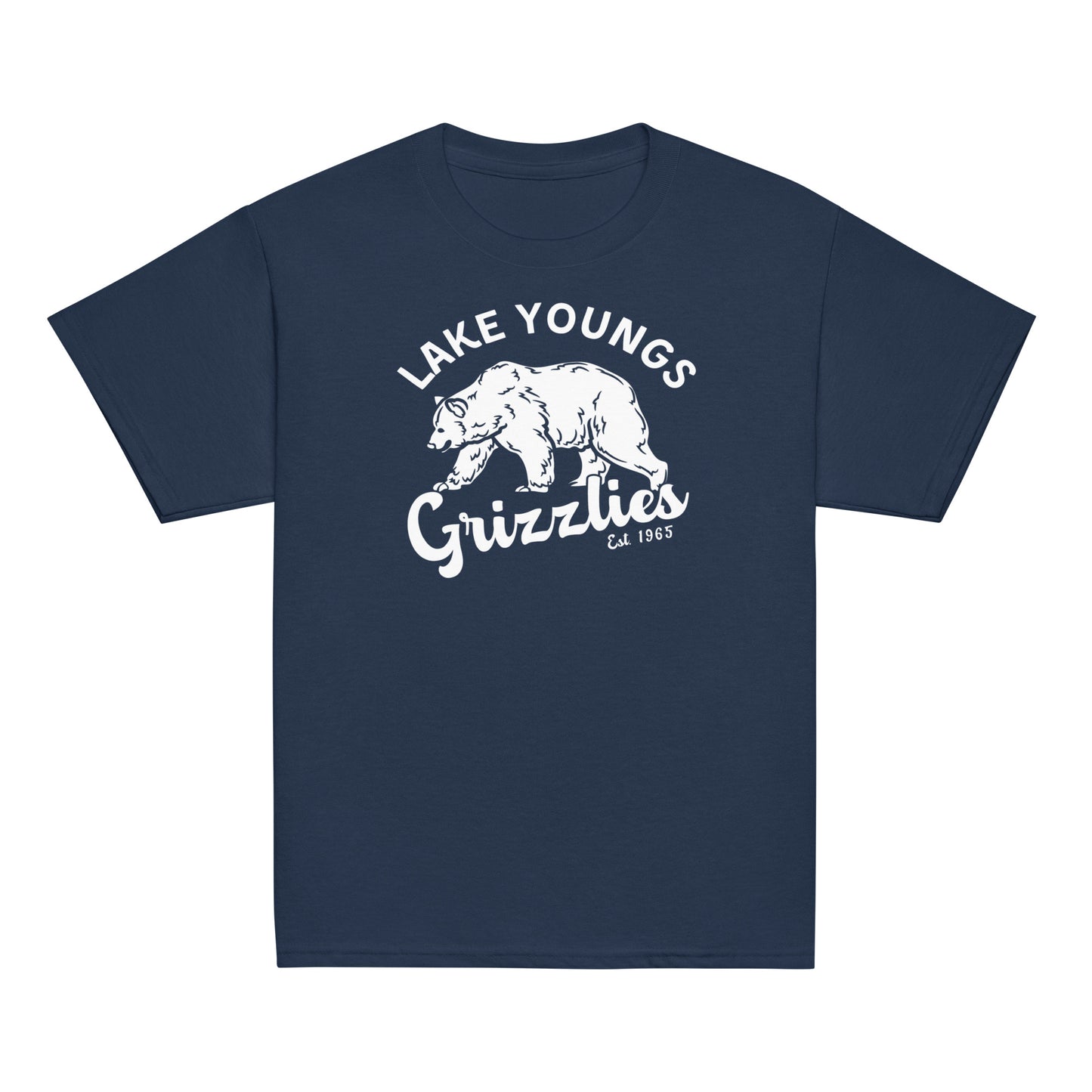 White “Retro Lake Youngs” Youth classic tee