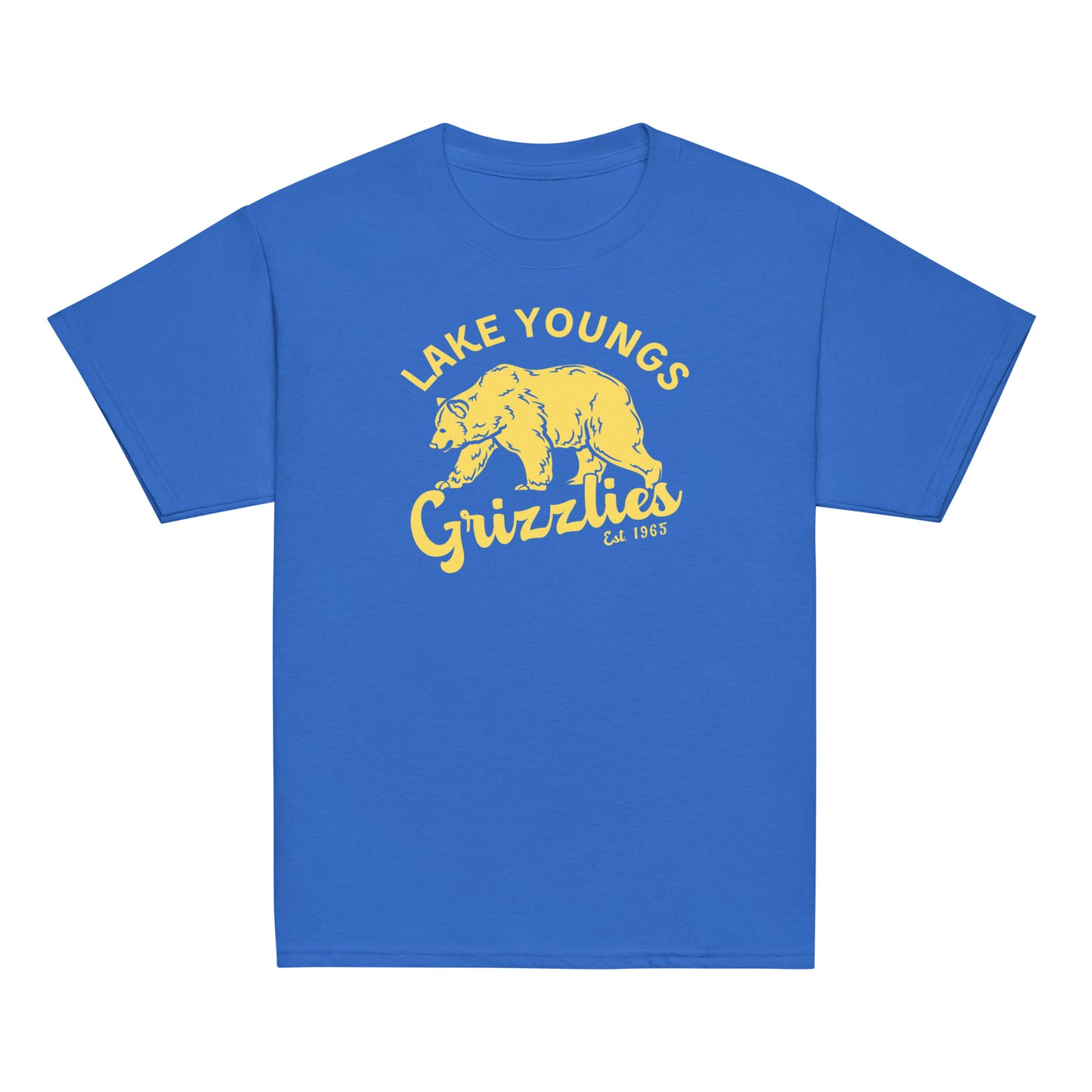 Yellow “Retro Lake Youngs” Youth classic tee