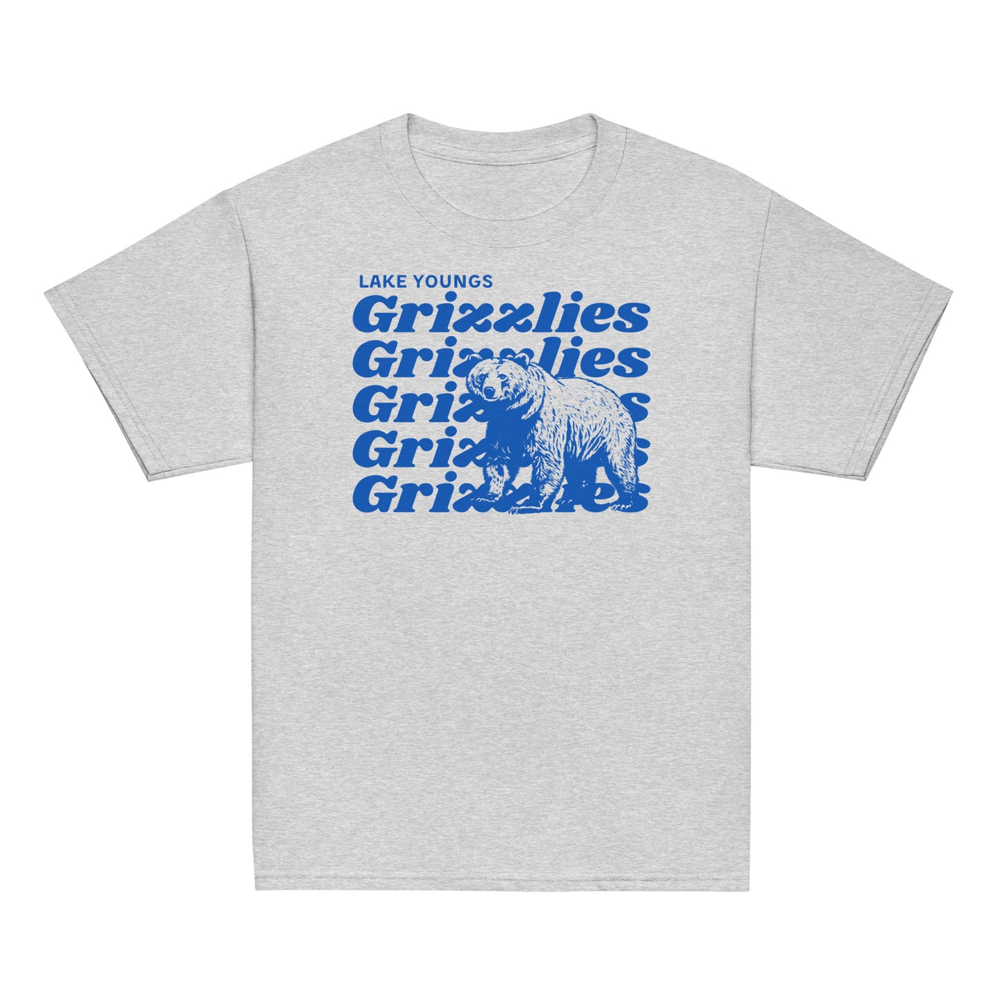 Royal Blue “Grizzlies” Youth classic tee