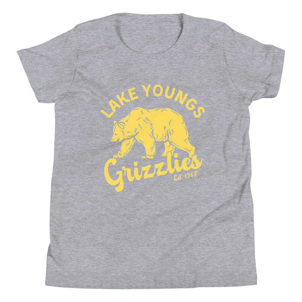 Yellow “Retro Lake Youngs” Youth Short Sleeve T-Shirt Bella + Canvas 3001Y