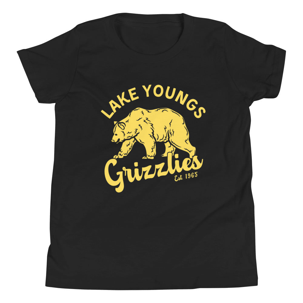 Yellow “Retro Lake Youngs” Youth Short Sleeve T-Shirt Bella + Canvas 3001Y