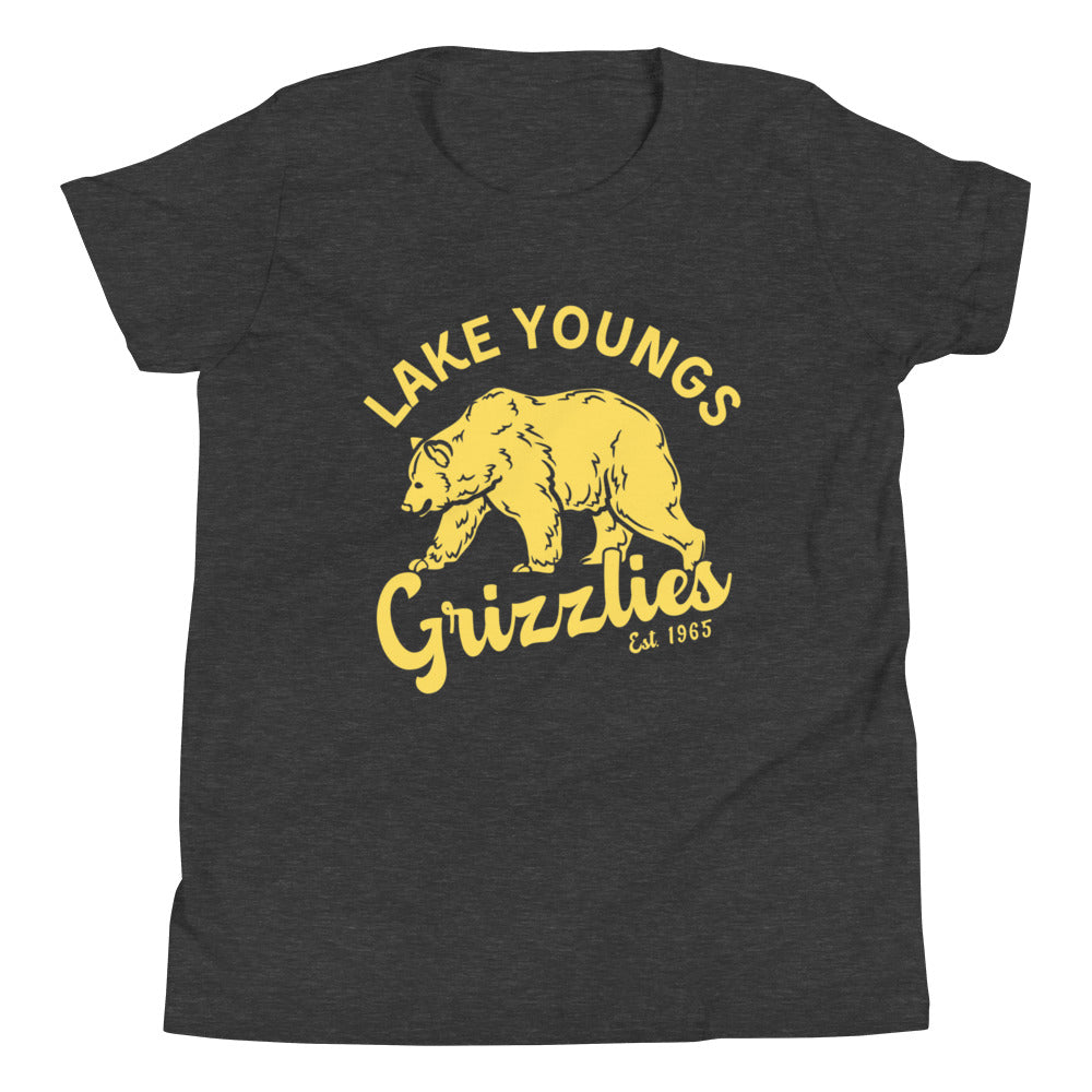 Yellow “Retro Lake Youngs” Youth Short Sleeve T-Shirt Bella + Canvas 3001Y