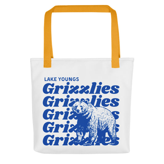 Royal Blue “Grizzlies” Tote Bag