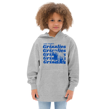 Navy Blue “Grizzlies” Youth Hoodie