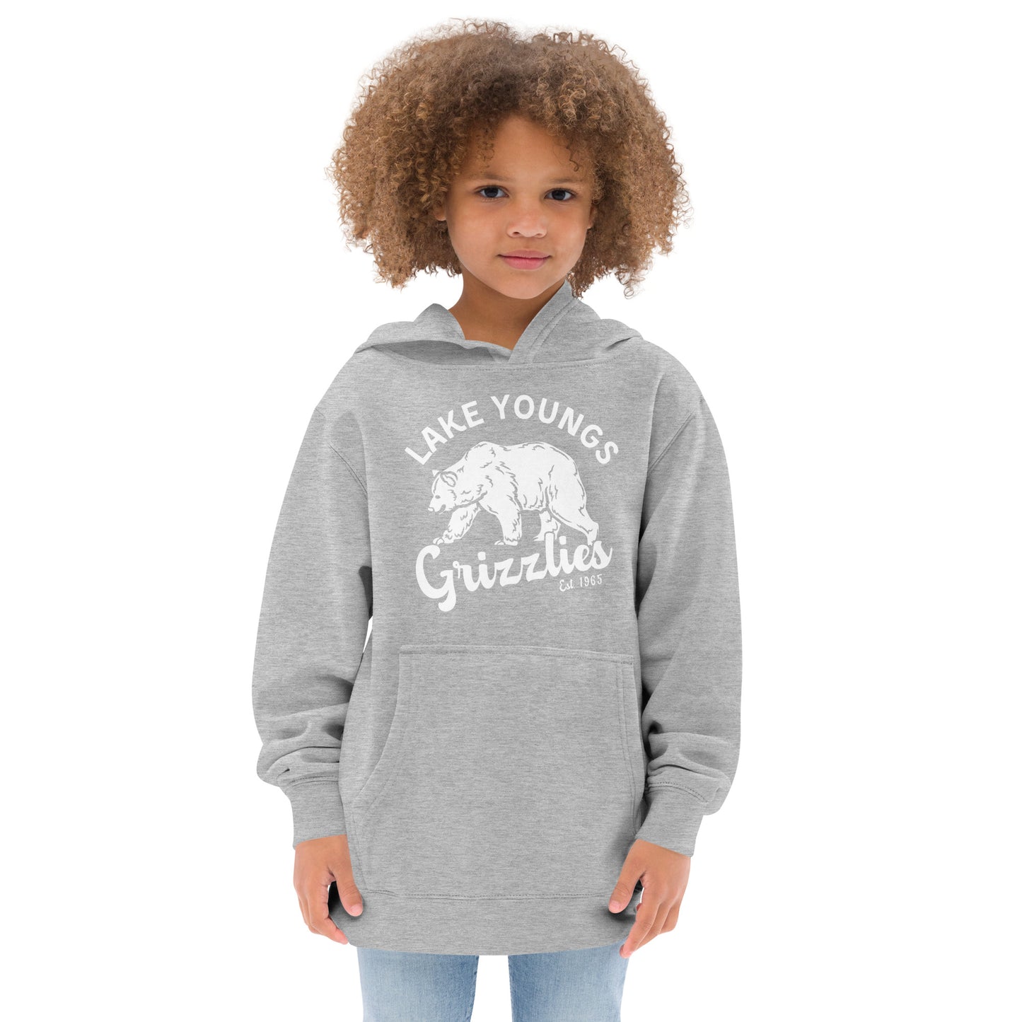 White “Retro Lake Youngs” Youth Hoodie