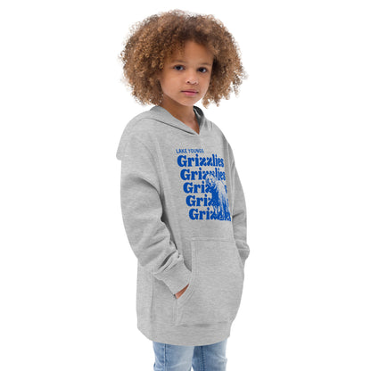 Navy Blue “Grizzlies” Youth Hoodie