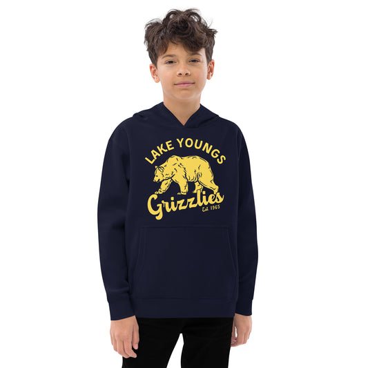 Yellow “Retro Lake Youngs” Youth Hoodie