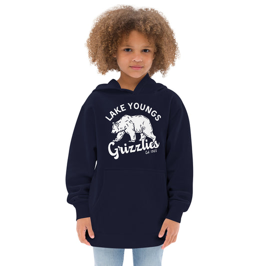 White “Retro Lake Youngs” Youth Hoodie