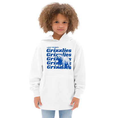 Navy Blue “Grizzlies” Youth Hoodie