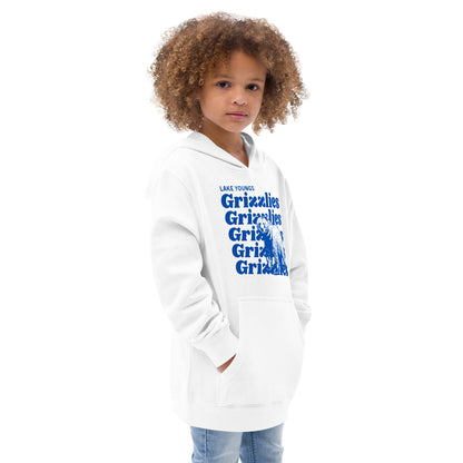 Navy Blue “Grizzlies” Youth Hoodie