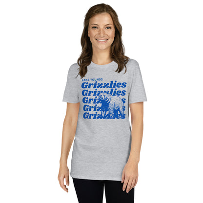 Royal Blue “Grizzlies” Adult Short-Sleeve Unisex T-Shirt