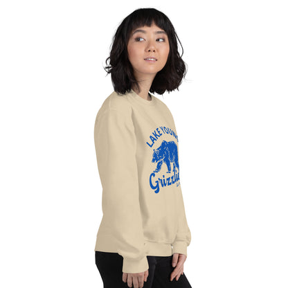 Royal Blue “Retro Lake Youngs” Adult Crew Neck Sweatshirt