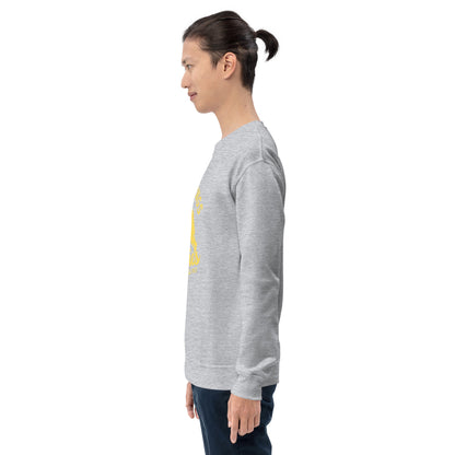 Yellow “Retro Lake Youngs” Adult Crew Neck Sweatshirt