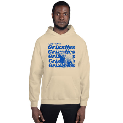 Royal Blue “Grizzlies” Adult Hoodie
