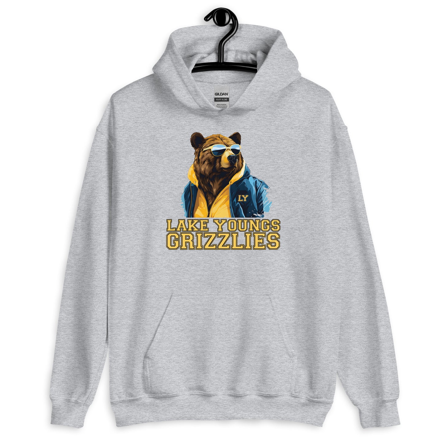 Grizzly Shades Adult Unisex Hoodie