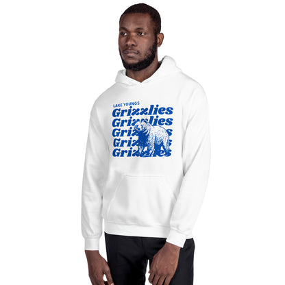 Royal Blue “Grizzlies” Adult Hoodie