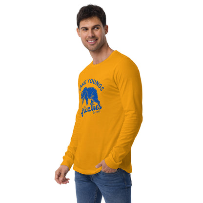 Royal Blue “Retro Lake Youngs” Adult Long Sleeve T-Shirt