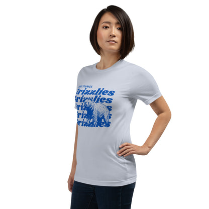 Royal Blue “Grizzlies” Adult Short Sleeve Unisex t-shirt