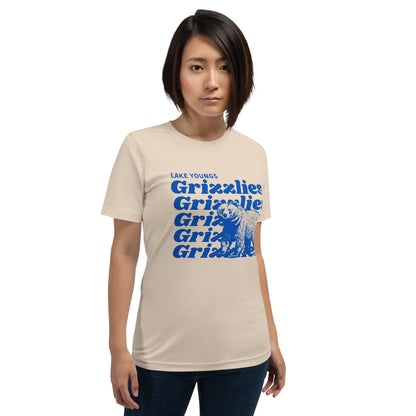 Royal Blue “Grizzlies” Adult Short Sleeve Unisex t-shirt