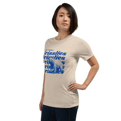 Royal Blue “Grizzlies” Adult Short Sleeve Unisex t-shirt