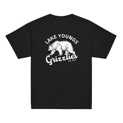 White “Retro Lake Youngs” Youth classic tee
