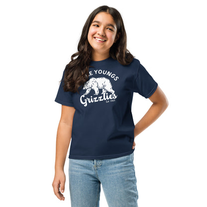White “Retro Lake Youngs” Youth classic tee