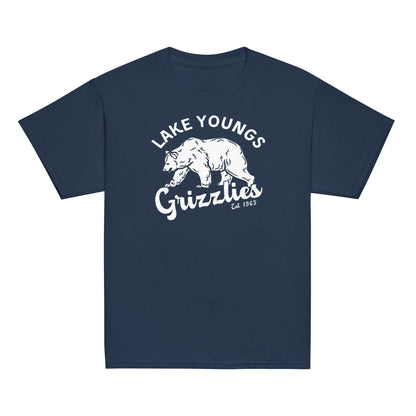 White “Retro Lake Youngs” Youth classic tee
