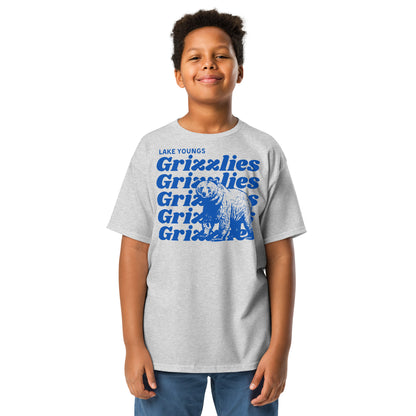Royal Blue “Grizzlies” Youth classic tee