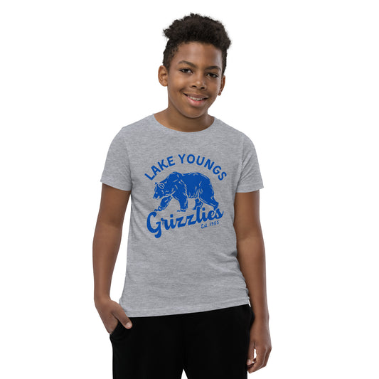 Royal Blue “Retro Lake Youngs” Youth Short Sleeve T-Shirt